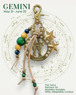 Image of ZODIAC CHARM: GEMINI