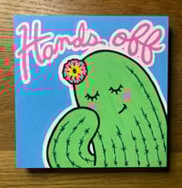 Hands Off Cactus Painting