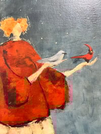 Image 3 of Night Birds- Canvas Gicle’e - Shanny Brooke