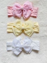 Glitter bow headbands 