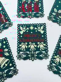 Image 5 of PAPEL PICADO NAVIDEÑO SVG BUNLDE / ARCHIVO DIGITAL 