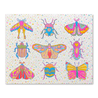 Image 1 of Rainbow Bugs Riso Print