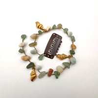 Image 2 of Gold Seashell Hair Vine (Short)