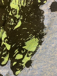 Image 5 of 80's Russell Cramps blue heather ringer SMALL