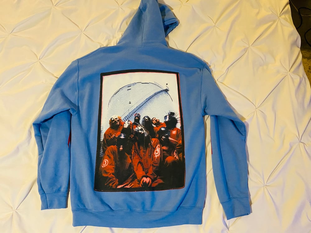 Slipknot Baby Blue Hoodie - Large