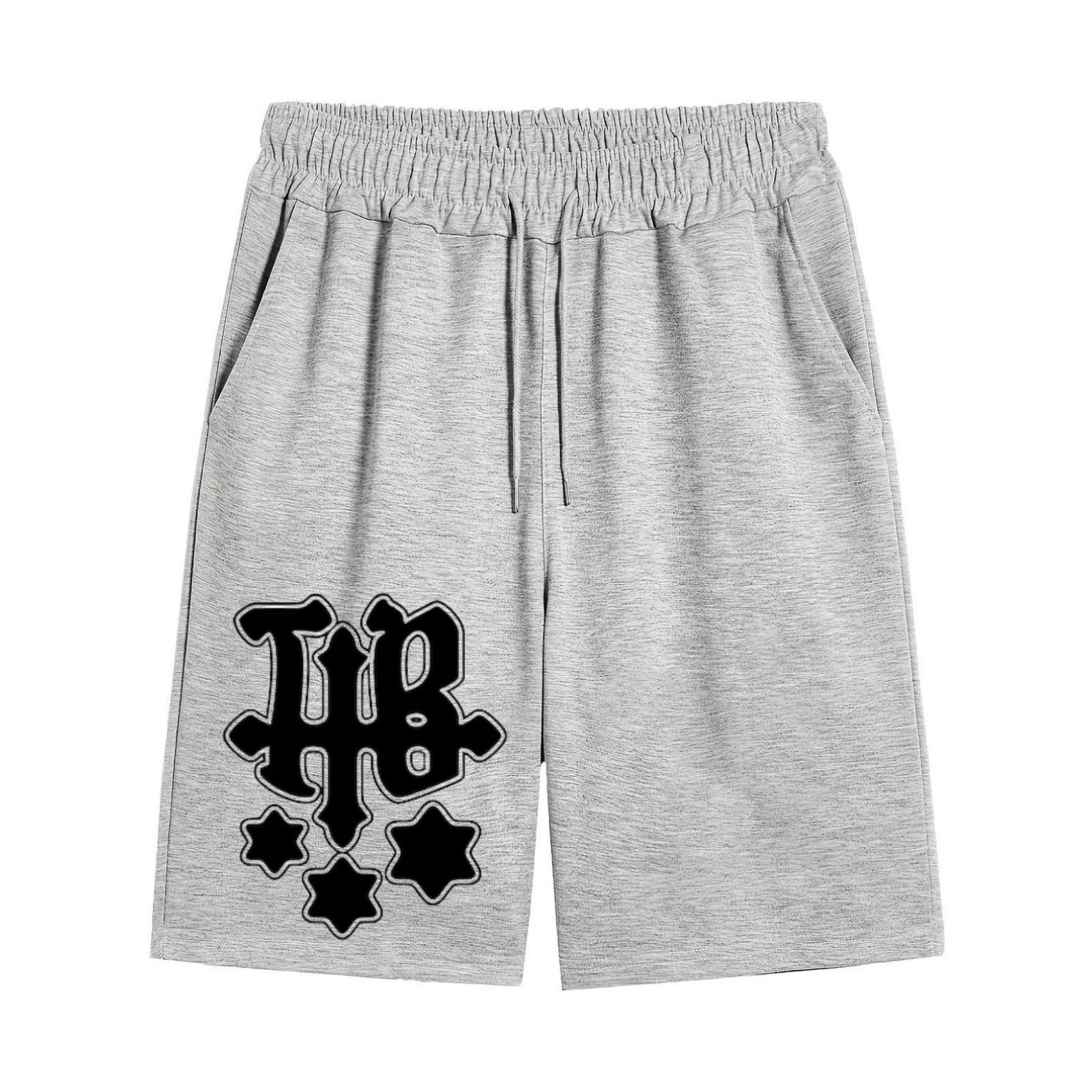 TTB STAR SHORTS GREY