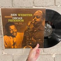 Ben Webster / Oscar Peterson – Ben Webster Meets Oscar Peterson -US mono first press LP 