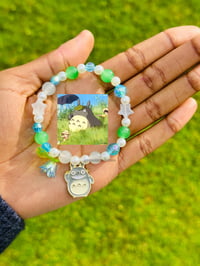 Image 2 of My Neighbor Totoro inspired bracelet! 