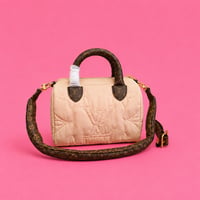 Tan puff bag 