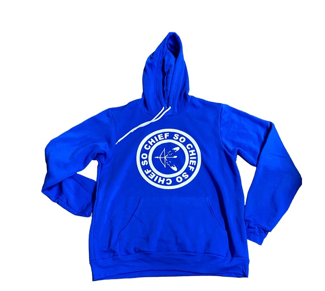 Image of Royal blue classic hoodie 