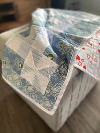 Quilted lap blanket 