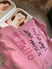 Image 3 of Suadoiro bordado a man. MARUJA MALLO. Feito baixo demanda. Varias tallas!