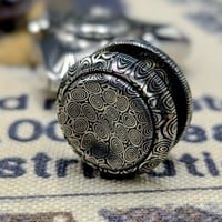 Image 16 of Preorder A New Linkage Button---DOME in Damasteel
