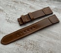 Horween Shell Cordovan watch band - Reverso style
