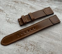 Image 2 of Horween Shell Cordovan watch band - Reverso style