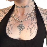 Image 5 of ❀⋆Fairy-core Rosary x Steel Chain⋆❀