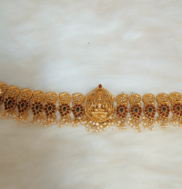 Image 2 of Goddess Laxmi Temple Jewelry Belt/ Kamarpeti