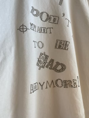 I DONT WANT TO BE SAD ANYMORE ( RHINESTONE Long sleeve crew neck) 