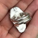 Image 5 of Ruby Zoisite Handmade Sterling Coffin Ring