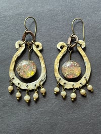 Image 1 of Opal resin chandeliers