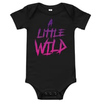 Image 2 of A Little WILD Magenta Baby Onesie