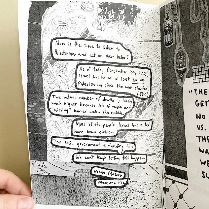 Image of We [Palestinians] Are Not Going Away Zine