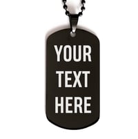 Image 3 of Laser Engraved Personalized Dog Tag (Text Only)