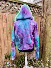 Image 2 of Fur Trimmed Zip Up Hoodie Size Large