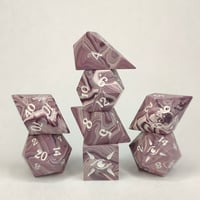 Image 1 of Lilac Veil<br>8 Piece Polyhedral Set