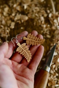 Image 6 of   Fern Leaf Earrings