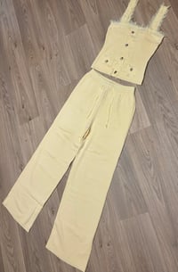 Image 5 of Gold button detail two piece - 6 colours 
