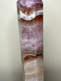 Image 5 of Large Lace Agate with Amethyst Generator #2411