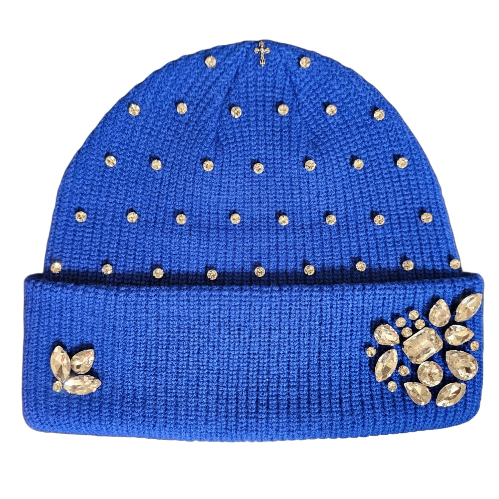 Crystal beanie (blue)