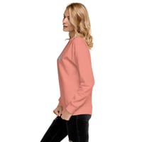 Image 4 of Large Embroidery Pink Sweatshirt