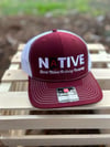 Alabama Native Trucker Hat Maroon 
