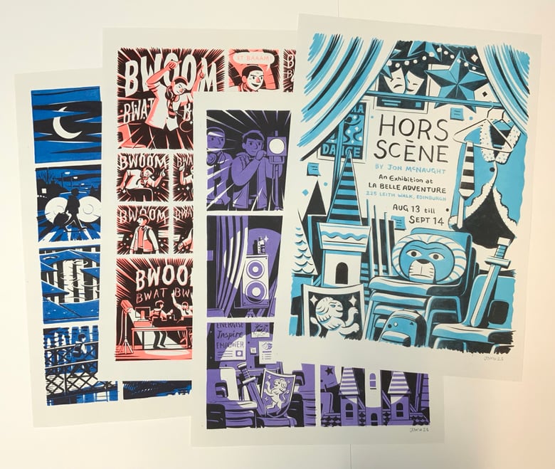 Image of Poster Set, Riso prints