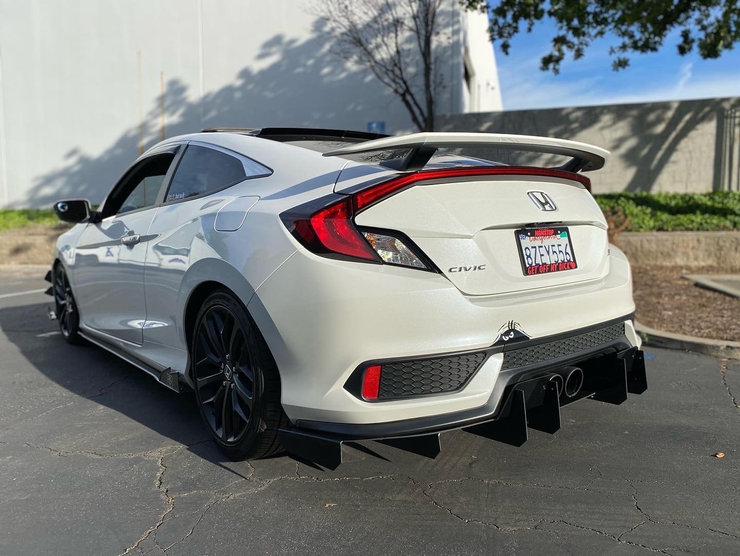 DownForceSolutions — 2016-2021 Honda Civic SI “v2” rear diffuser