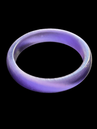 Image 2 of Lavender Cats Eye Bangle