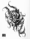 Rose Blood Print 🥀
