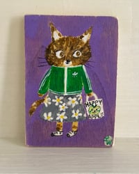 Image 2 of original painting-track top and skirt 