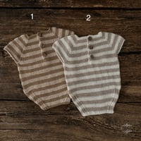 Striped newborn clothes 