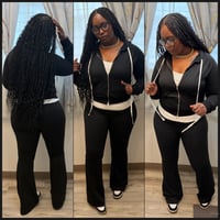 Jasmine black 2 piece set *go up a size 