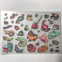 Image 5 of Paleozoic Creatures Sticker Sheet