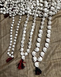 Image 1 of Howlite Stone Skull Beads 