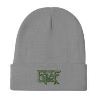 Image 1 of Embroidered Beanie Green