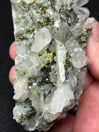 Image 8 of Epidote On Quartz Crystal Specimen #2529