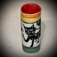 Image 4 of “Dog Puppet” porcelain vase 