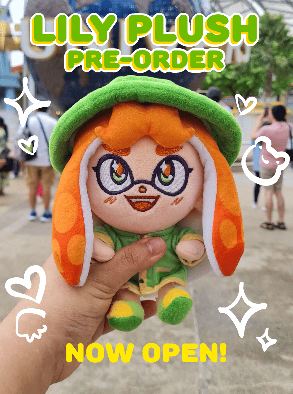 ON-HAND Lily Splatoon 17cm Sitting Plushie