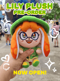 Image 4 of ON-HAND Lily Splatoon 17cm Sitting Plushie
