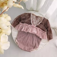 Image 2 of Sitter girls bodysuit Lara | dusty pink | 9-12 months